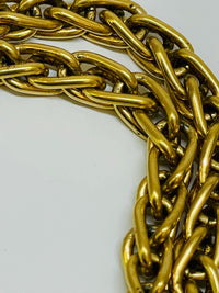 Thumbnail for Givenchy Gold Chain Necklace Devil's Details 