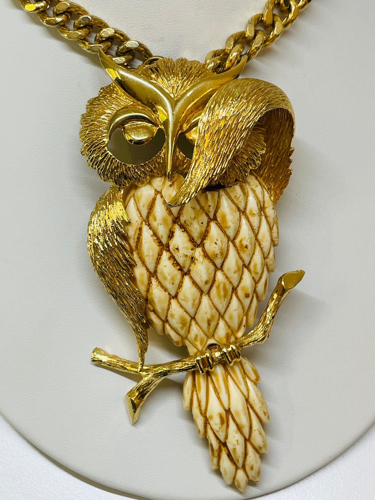 Luca Razza Owl Necklace Devil's Details 