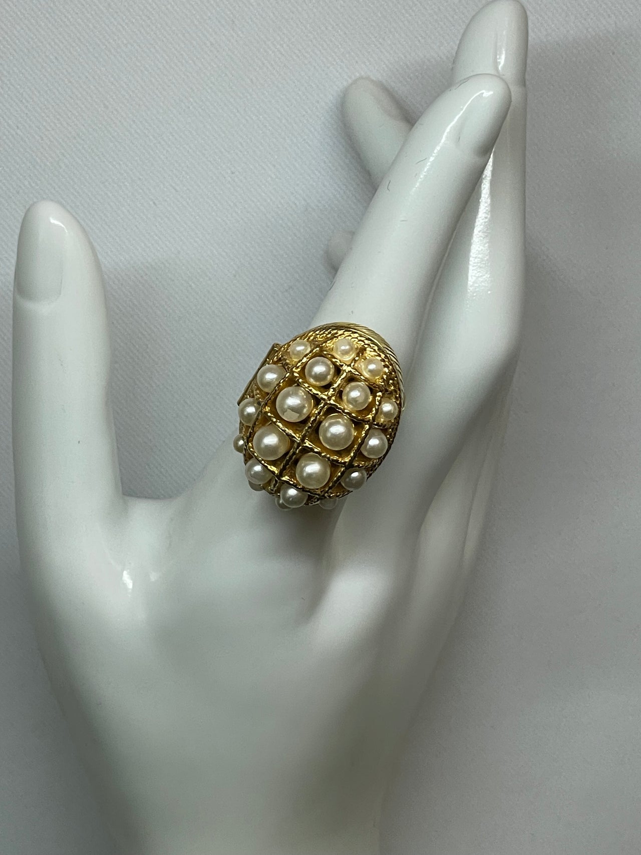 1970’s Avon Pearl Poison Ring