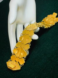 Thumbnail for Vendome 1960’s Gold and Cream Etruscan Bracelet