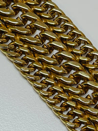 Thumbnail for 1940’s Sperry Wide Multi Chain Bracelet Devil's Details 