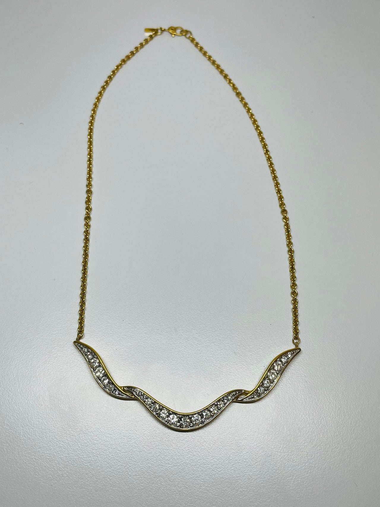 1980’s Monet Rhinestone Necklace Devil's Details 
