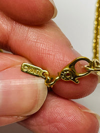 Thumbnail for 1980’s Monet Rhinestone Necklace Devil's Details 