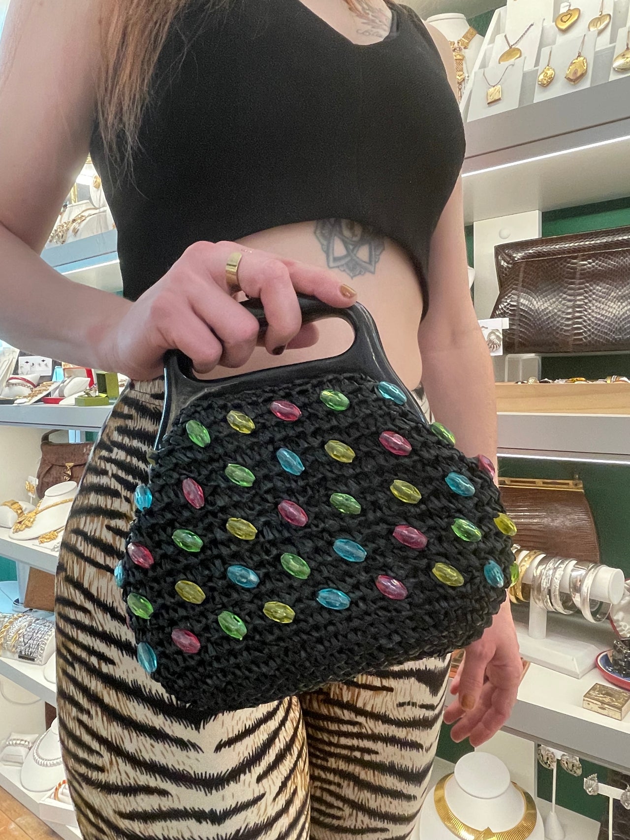 1960’s Italian Woven Beaded Handbag