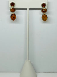 Thumbnail for Sterling Silver Amber Earrings