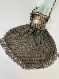 Thumbnail for Accordion Silver Chainmail Purse