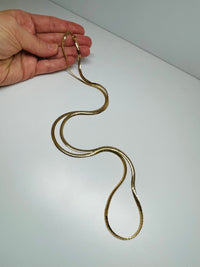 Thumbnail for 30 inch Gold Herringbone Chain Devil's Details 