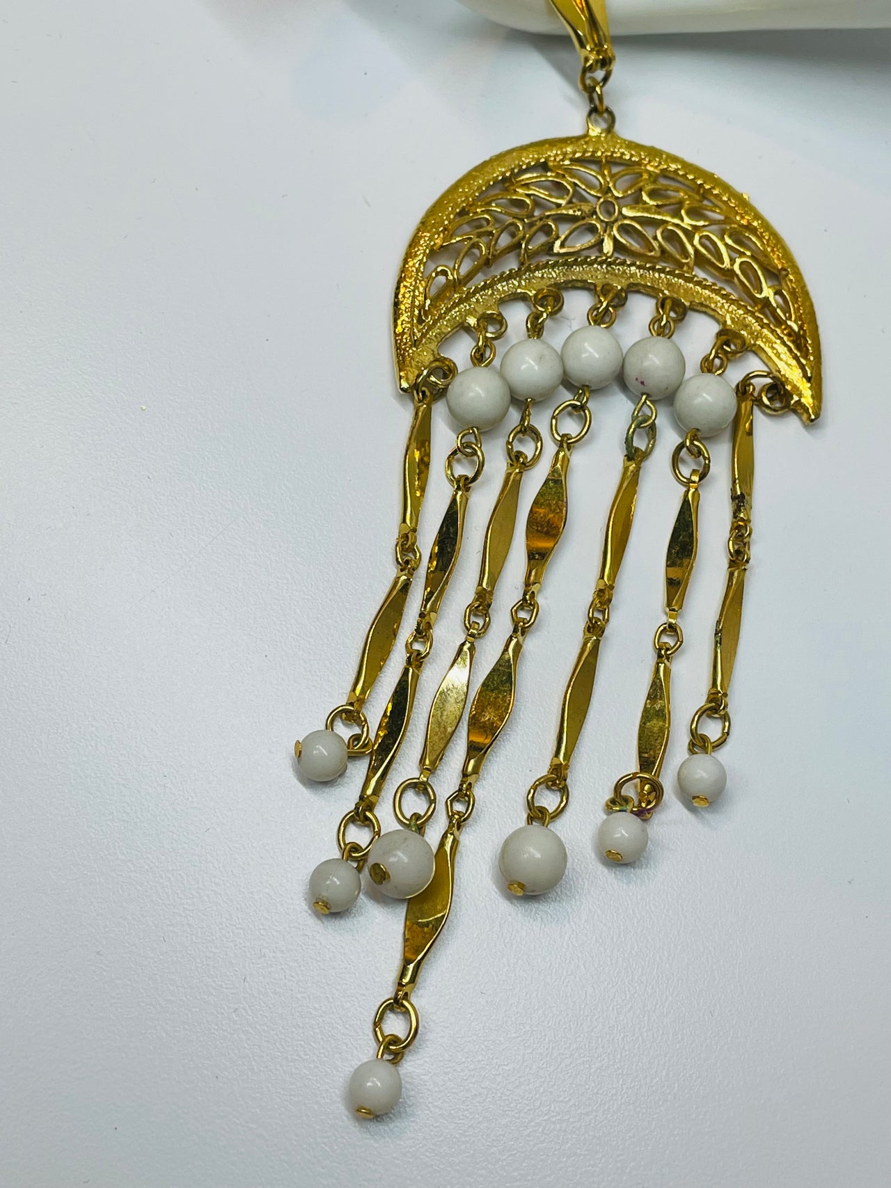 Moon Fringe Necklace