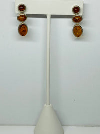 Thumbnail for Sterling Silver Amber Earrings