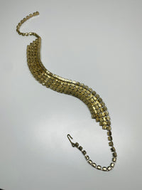 Thumbnail for 5 Strand Shades of Brown Rhinestones Choker Devil's Details 