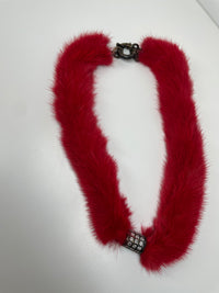 Thumbnail for Liza Mink Fur Necklace and Bracelet Set
