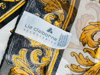Thumbnail for Liz Claiborne Black and Gold Scarf