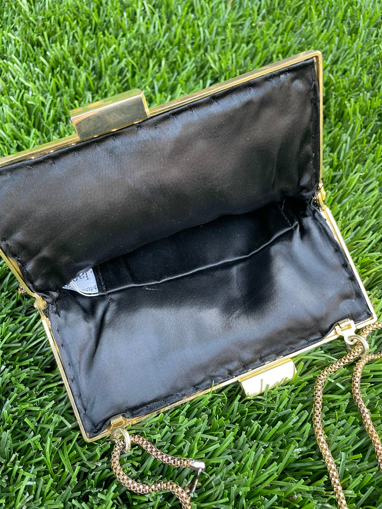 1980’s Jacobson’s Black Silk Beaded Handbag