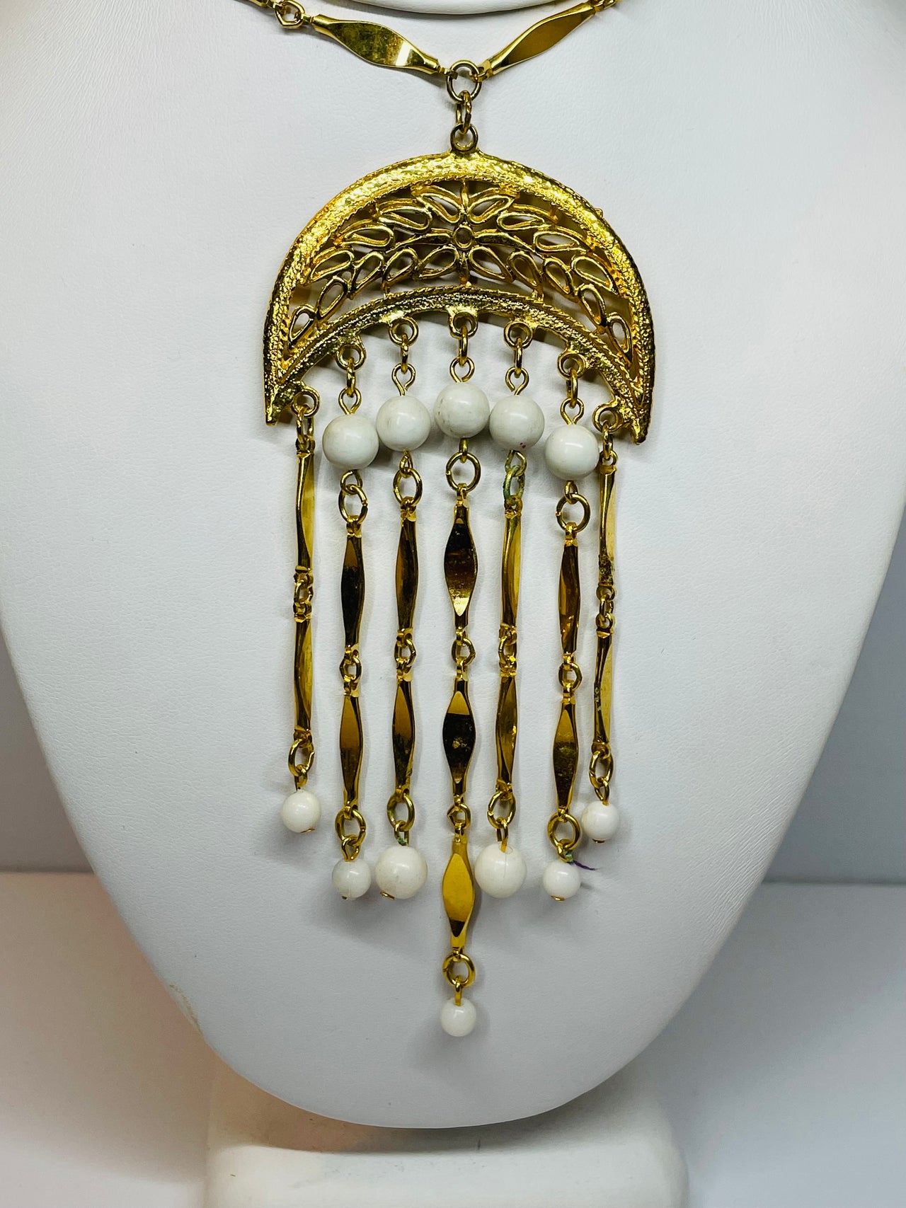 Moon Fringe Necklace