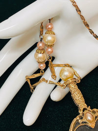 Thumbnail for Rose Gold Heart Magnifying Glass Necklace