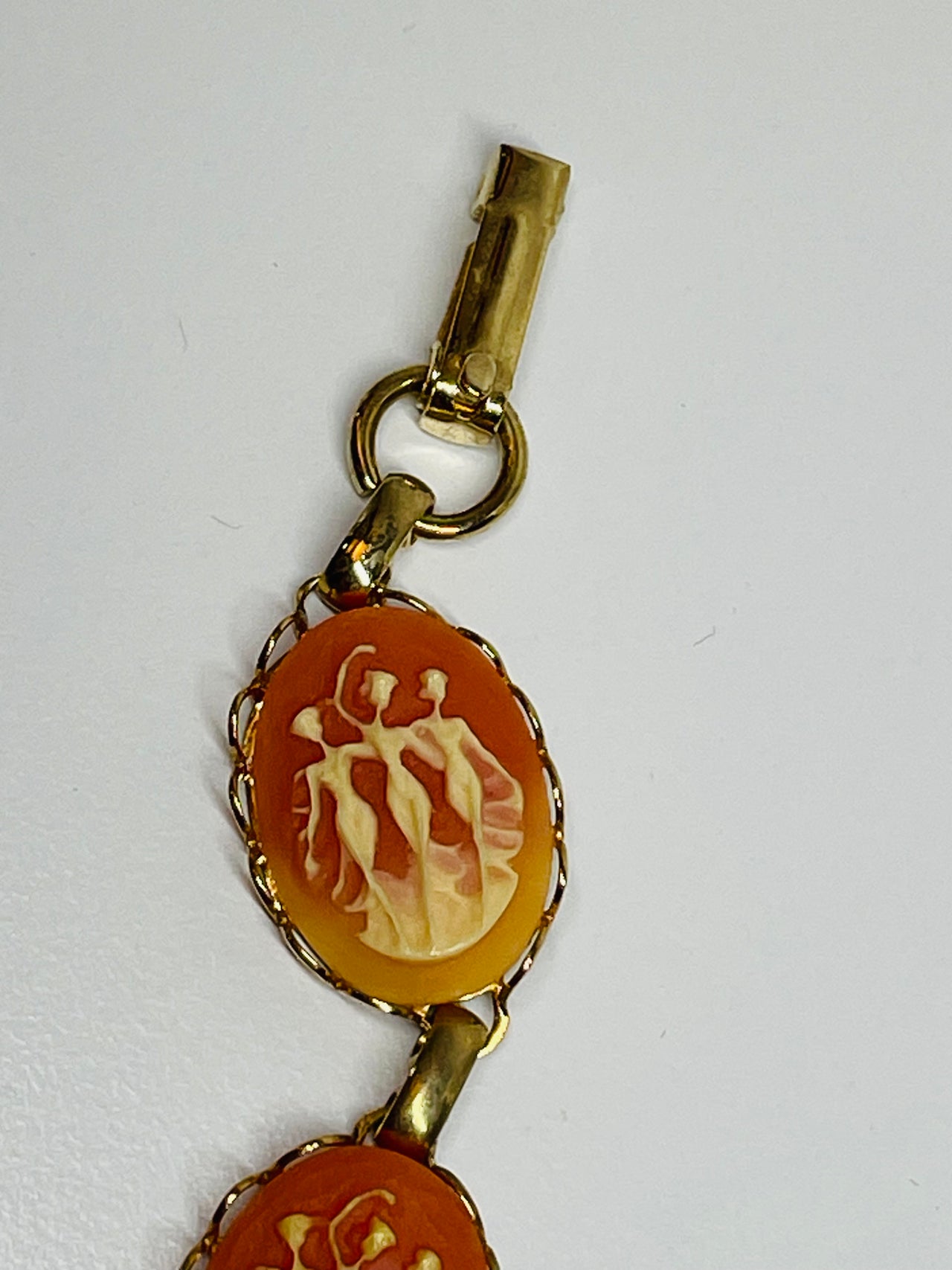 Three Goddesses Pink and Gold Bracelet