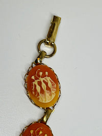 Thumbnail for Three Goddesses Pink and Gold Bracelet