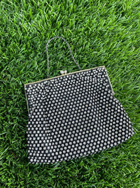 Thumbnail for Antique Black Rhinestone Handbag