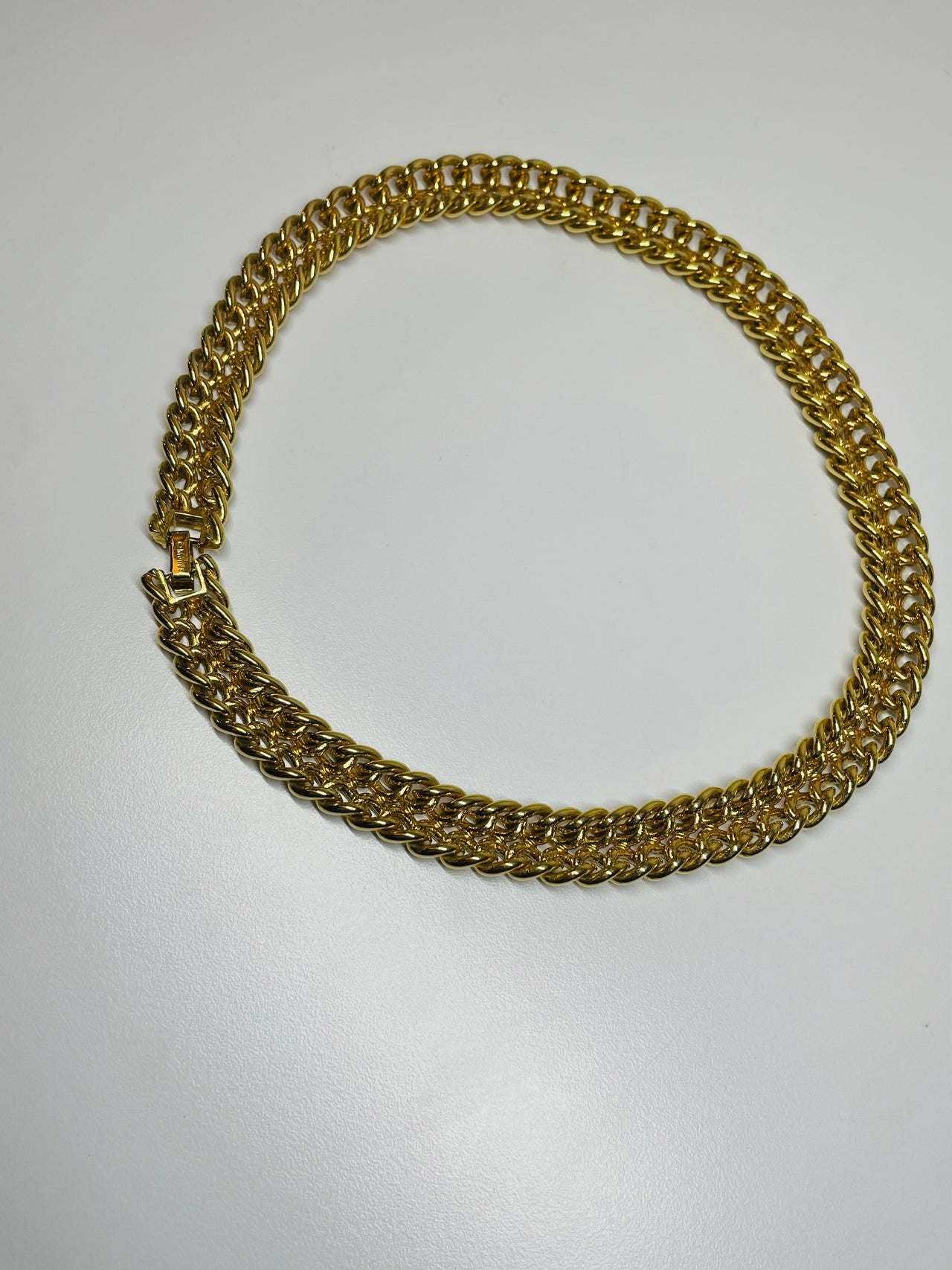 Monet Chunky Gold Collar