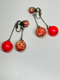 Thumbnail for Pink Rose Earrings