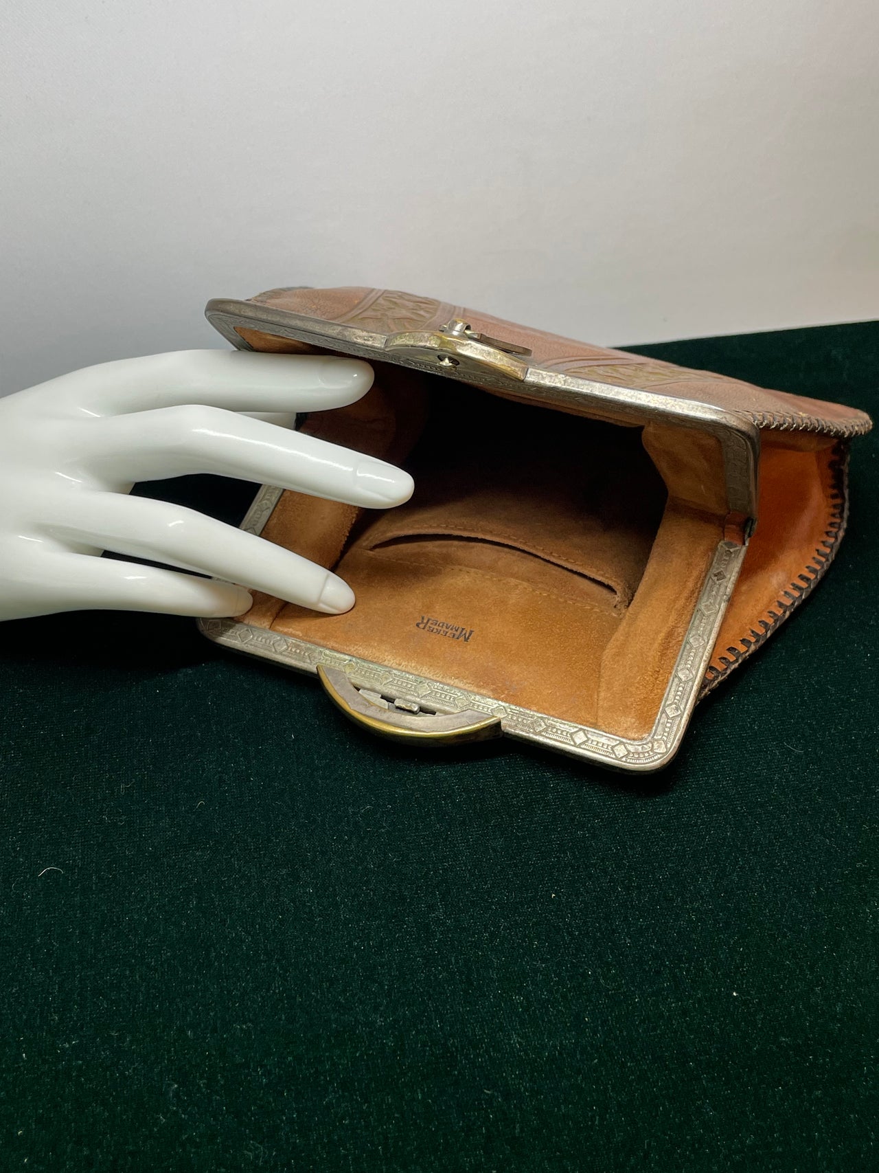 Victorian Tooled Belt Purse