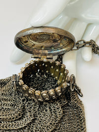 Thumbnail for Accordion Silver Chainmail Purse