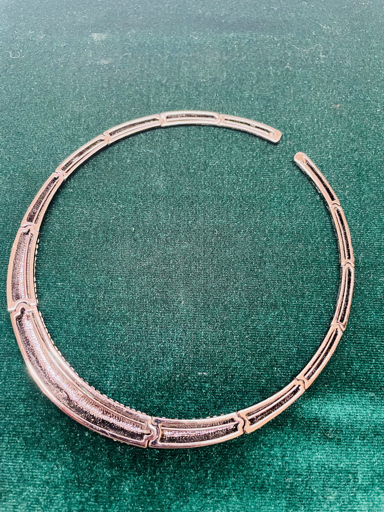 Black Rhinestone Collar