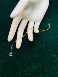 Thumbnail for New Old Stock 14K GP Thin Bracelet