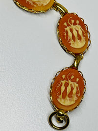 Thumbnail for Three Goddesses Pink and Gold Bracelet