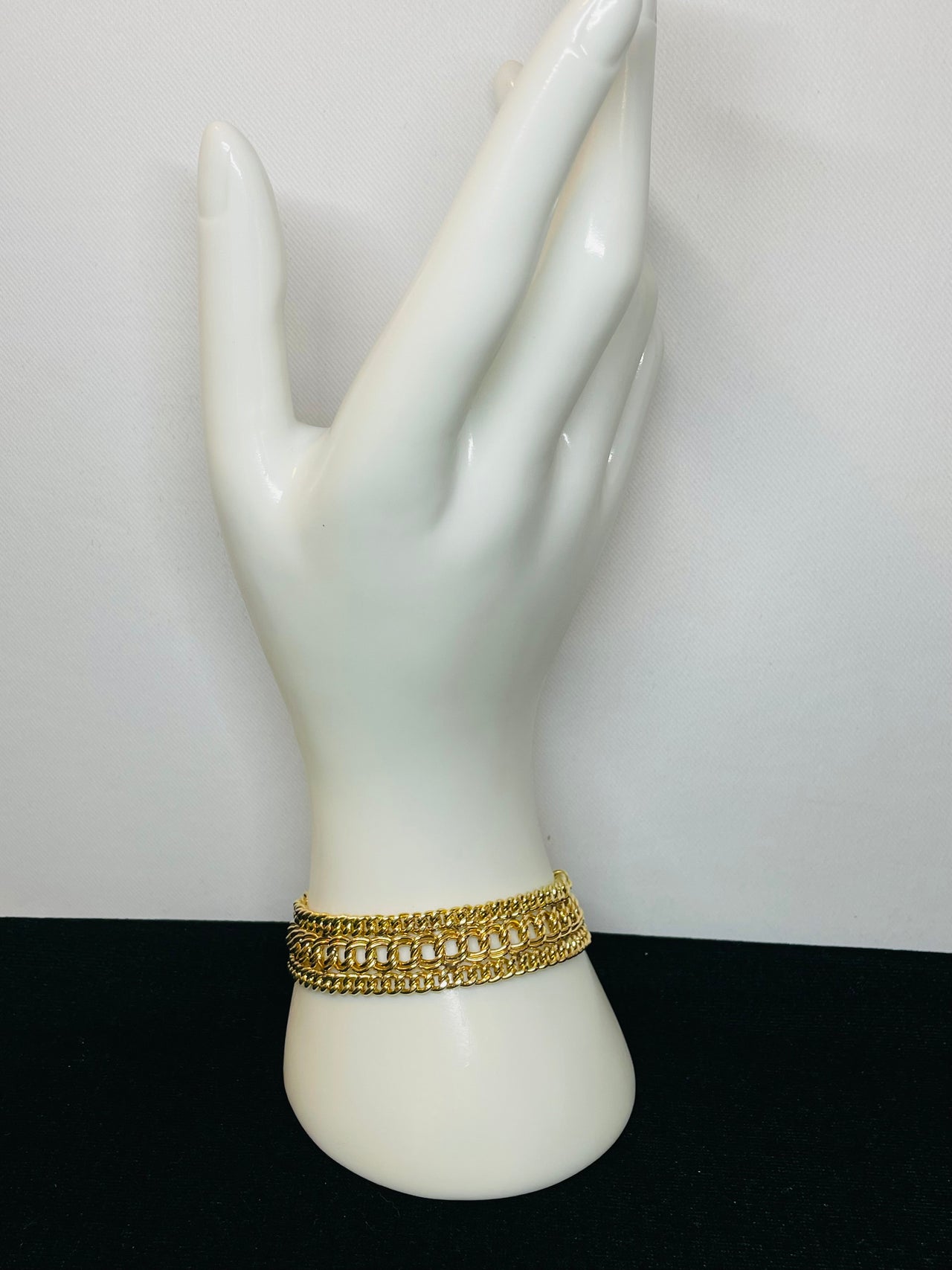 Gold Filled Wide Bracelet