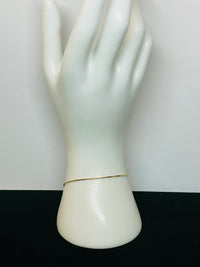 Thumbnail for New Old Stock 14K GP Thin Bracelet
