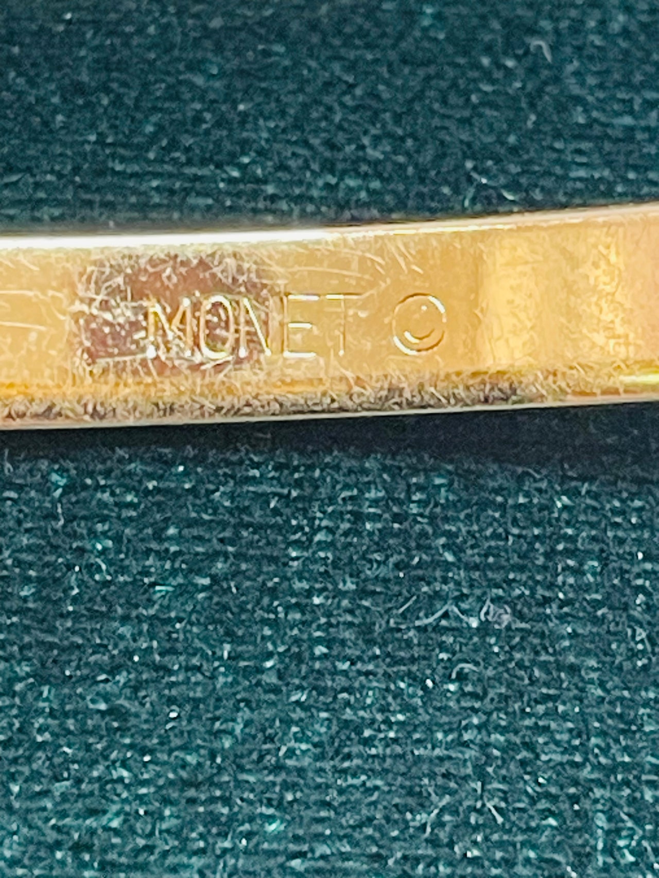 Monet Skinny Gold Sparkle Bracelet