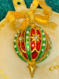 Thumbnail for Corel Holiday Ornament Brooch