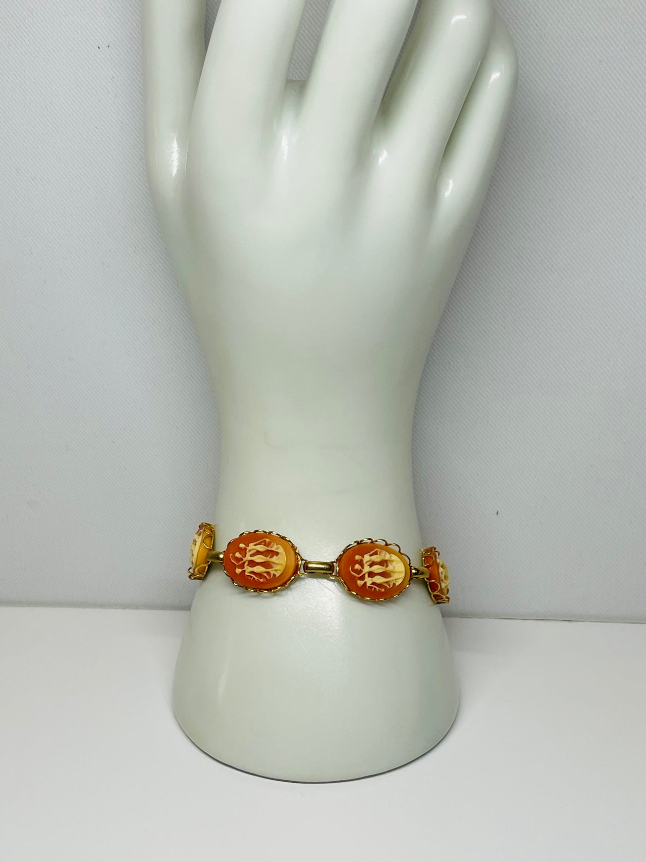 Three Goddesses Pink and Gold Bracelet