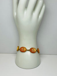 Thumbnail for Three Goddesses Pink and Gold Bracelet