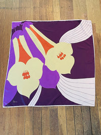 Thumbnail for Vera Purple and Pink Floral Scarf