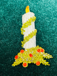 Thumbnail for Holiday Candle Brooch