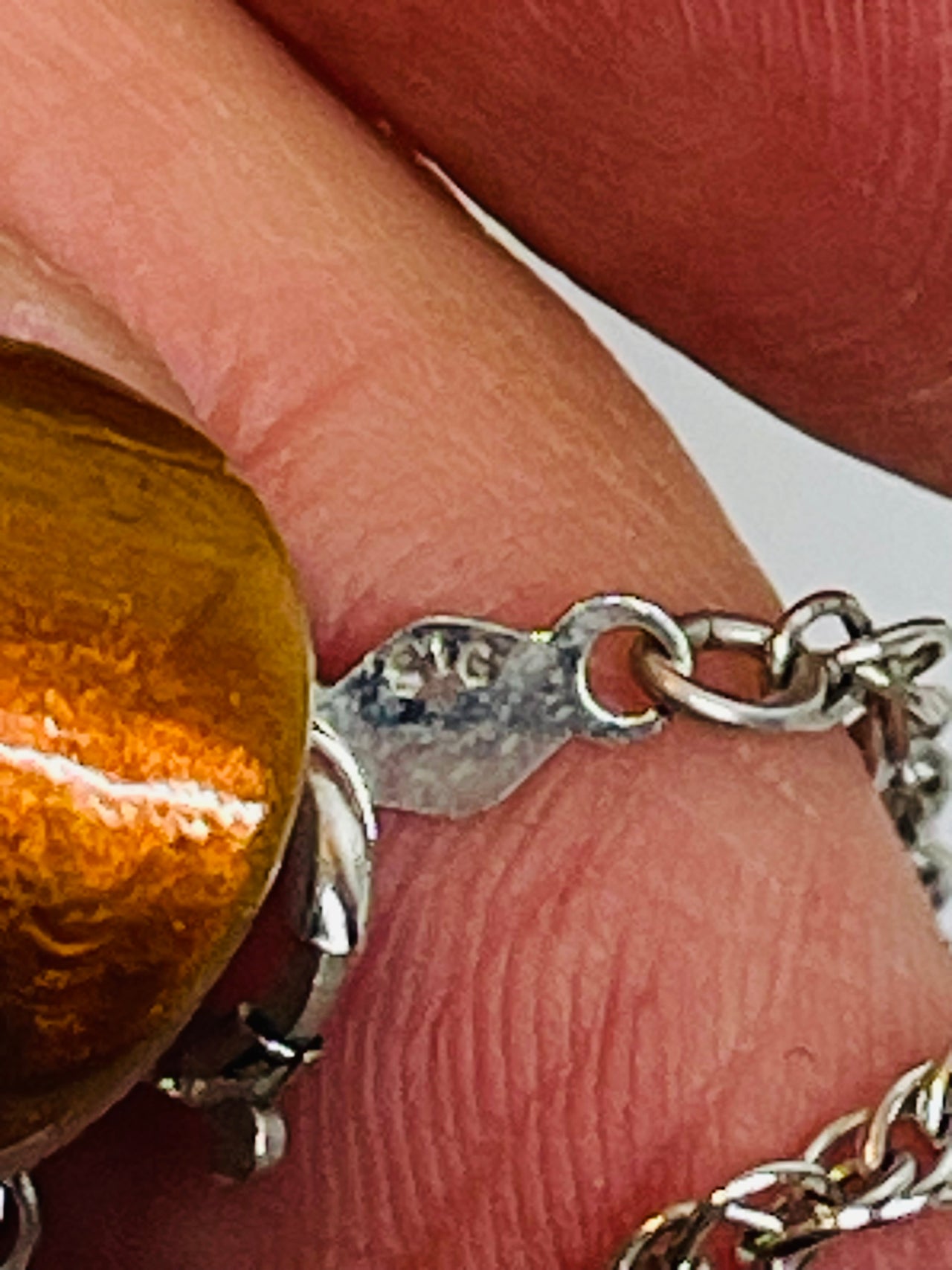 Silver Goat with Red Eye Rhinestones