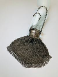 Thumbnail for Accordion Silver Chainmail Purse