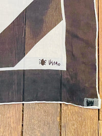 Thumbnail for Vera Sheer Black and White Striped Scarf