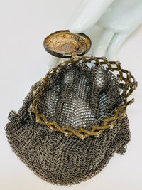 Thumbnail for Accordion Silver Chainmail Purse