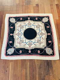 Thumbnail for Cream and Black Scarf