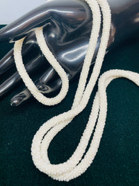 Thumbnail for Flapper Style White Beaded Lariat