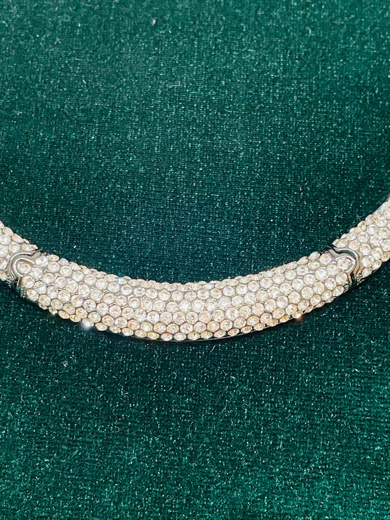Black Rhinestone Collar