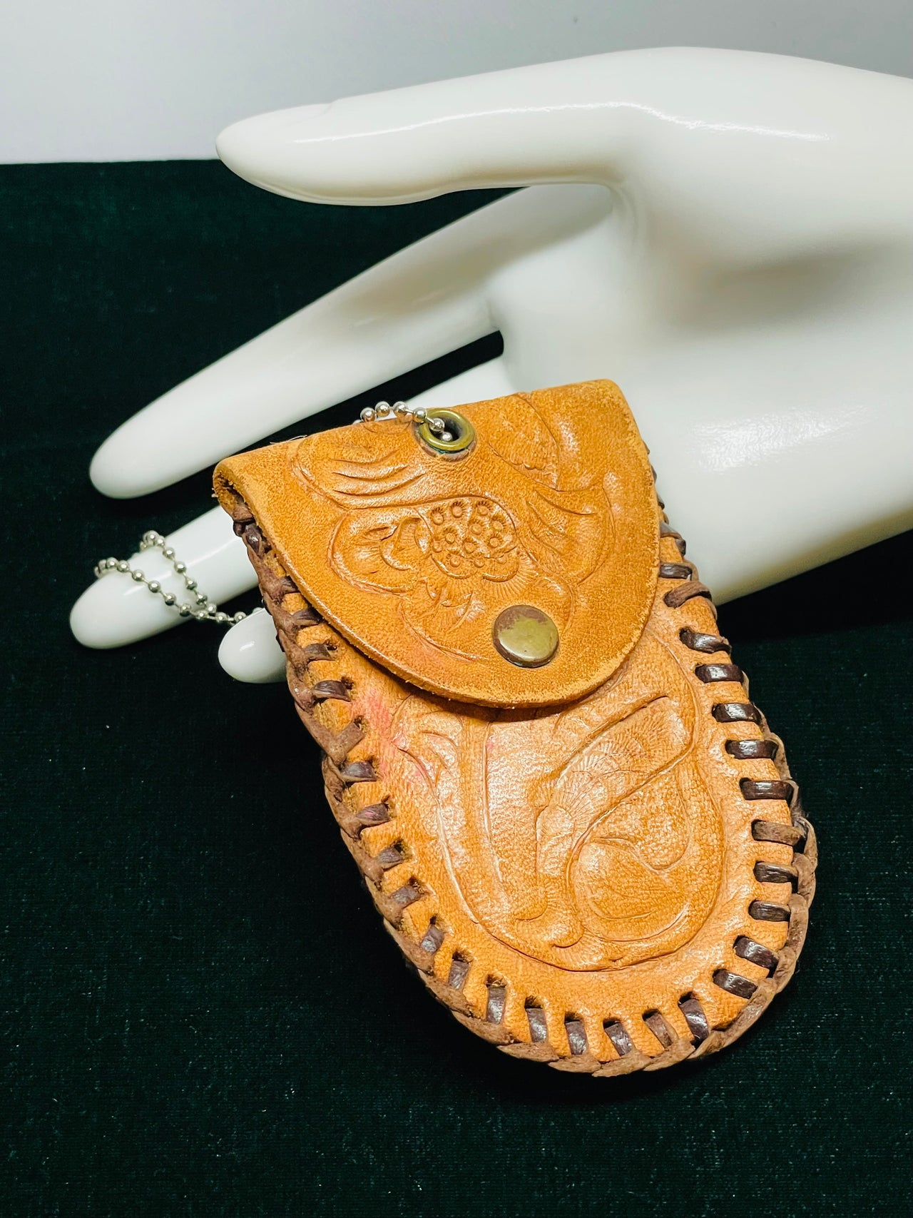 Tooled Leather Pouch