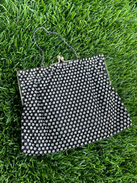 Thumbnail for Antique Black Rhinestone Handbag
