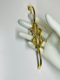 Thumbnail for Gold Tone Bow Choker and Bracelet Set