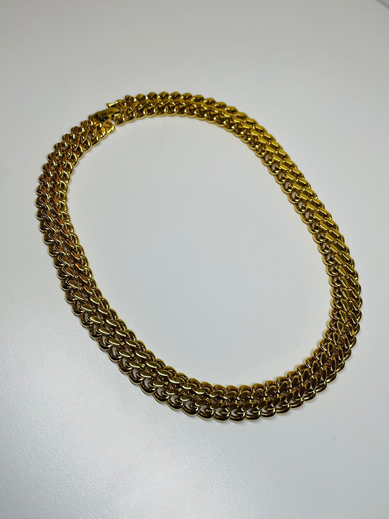 Monet Chunky Gold Collar