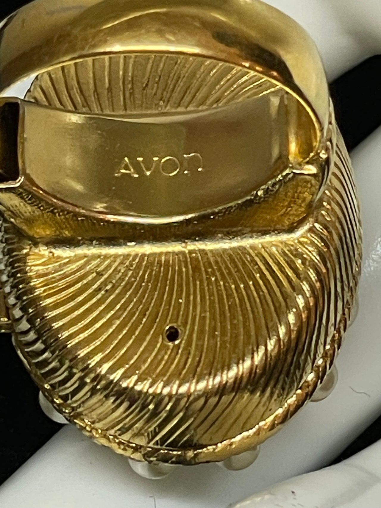 1970’s Avon Pearl Poison Ring