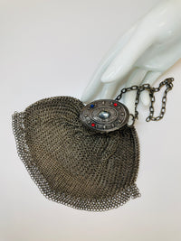 Thumbnail for Accordion Silver Chainmail Purse